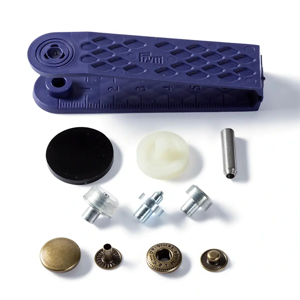 Prym non-sew press fasteners "Anorak" - Var size, Var colour