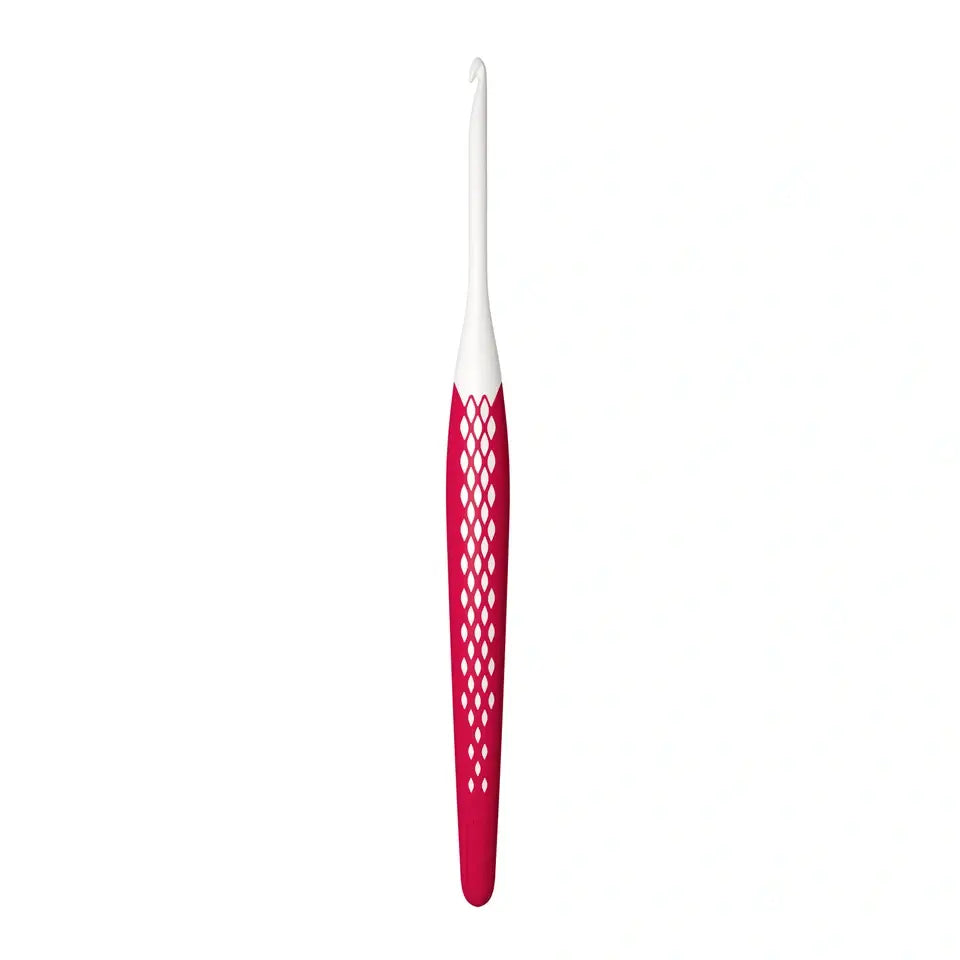 Wool crochet hooks, prym.ergonomics, 9 mm/18cm azure