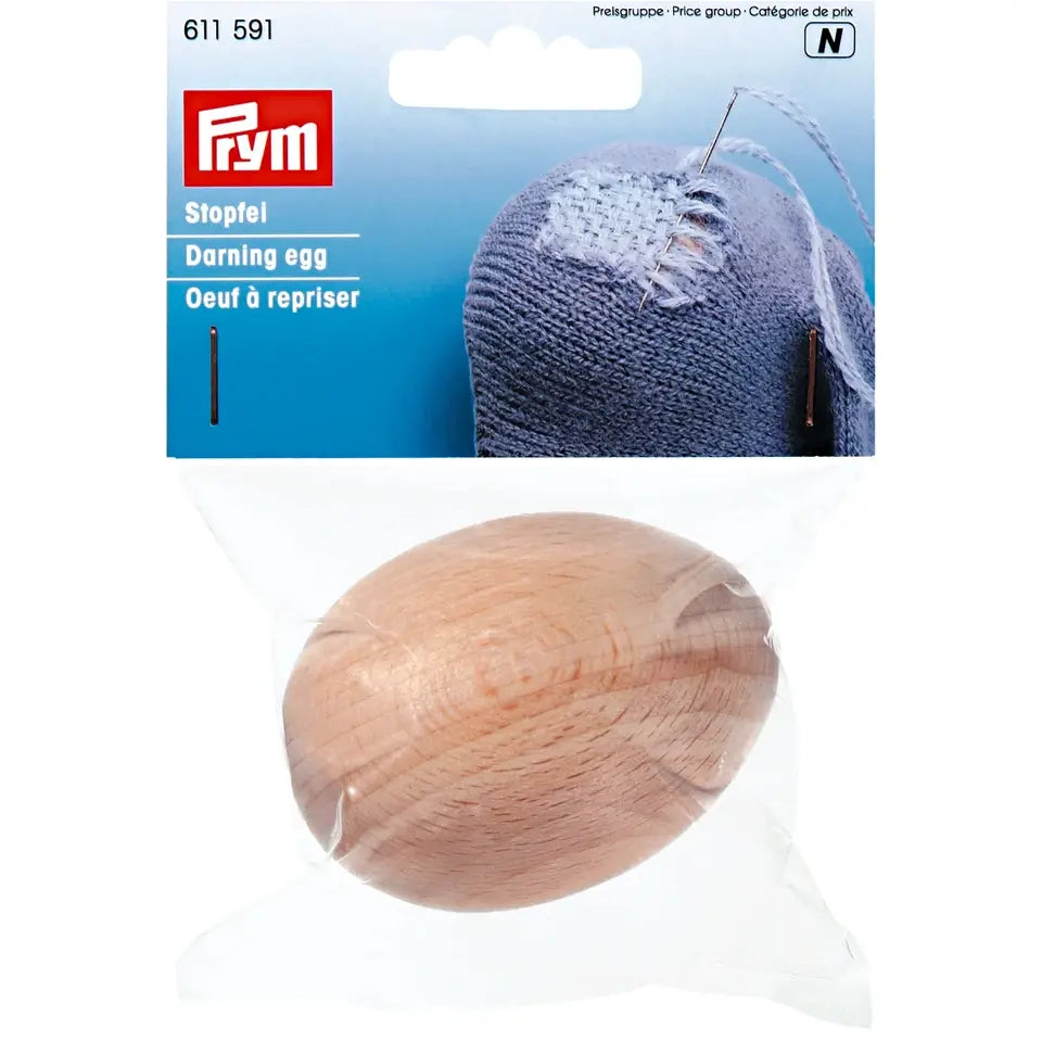 Darning egg, natural