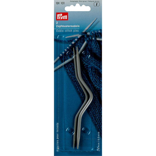 Cable-stitch needles, curved