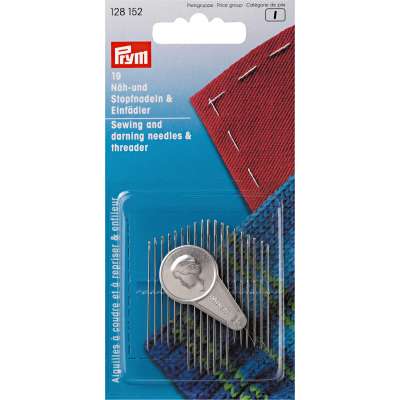 Prym Sewing and Darning Needles w Threader