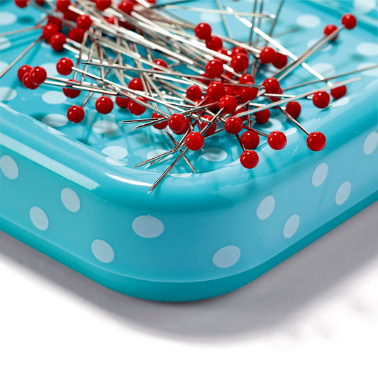Prym Love, Magnetic pincushion with glass-headed pins