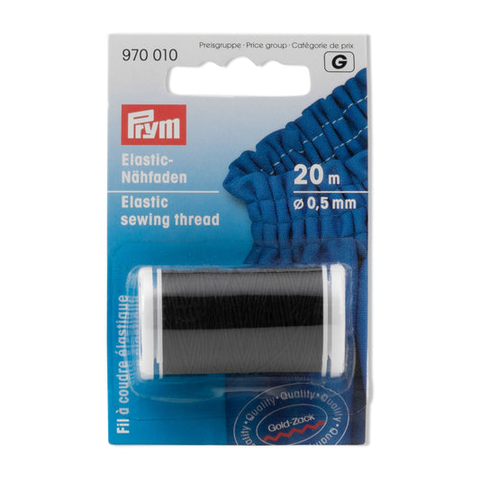Elastic sewing threads in various colours