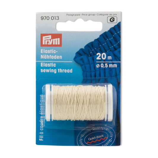 Elastic sewing threads in various colours