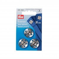 Prym Snap Fasteners - Silver - 21mm