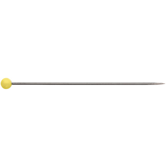 Prym Glass-headed Pin 43mm X 0.60 (yellow)