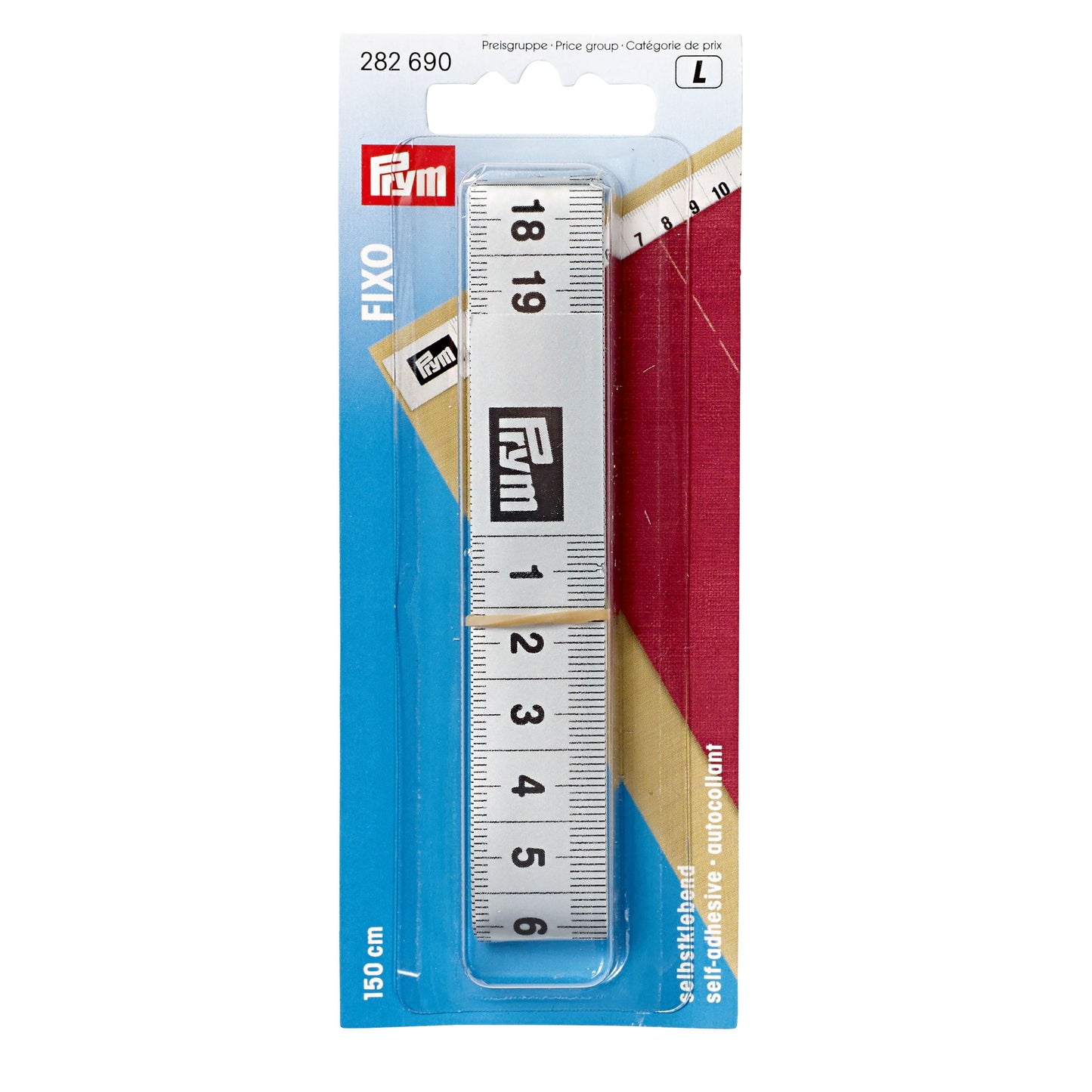 Prym Tape Measure FIXO (adhesive)