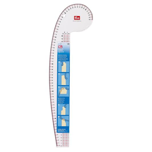 Prym (metric) French curve or curved ruler