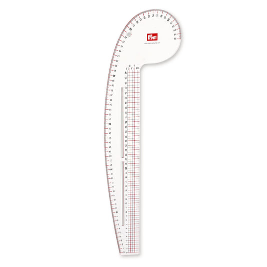 Prym (metric) French curve or curved ruler
