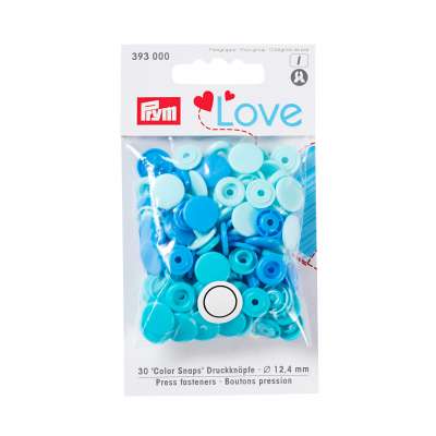 Prym Love ColorSnaps fasteners Blue