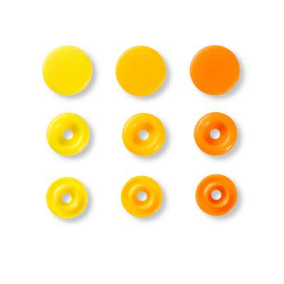 Prym Love ColorSnaps fasteners Yellow/orange