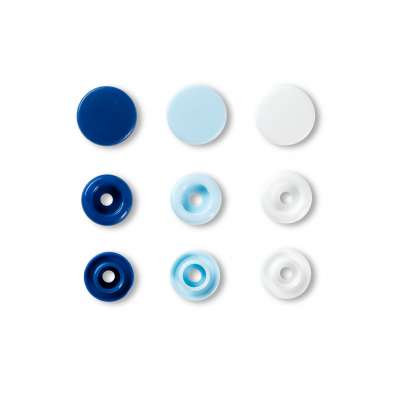 Prym Love ColorSnaps fasteners - Blues