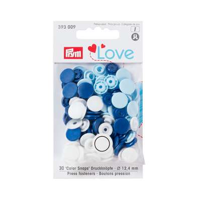 Prym Love ColorSnaps fasteners - Blues