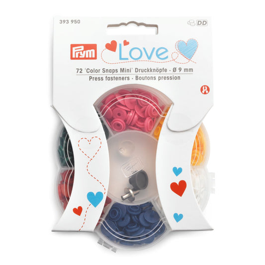 Prym Love 72 Mini Colour Snap Set