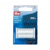 Knitting-in elastic, transparent