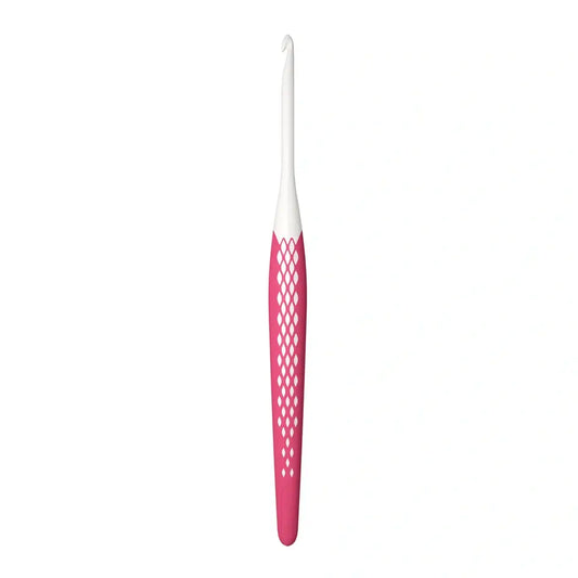 Wool crochet hooks, prym.ergonomics, 4 mm/16cm rose