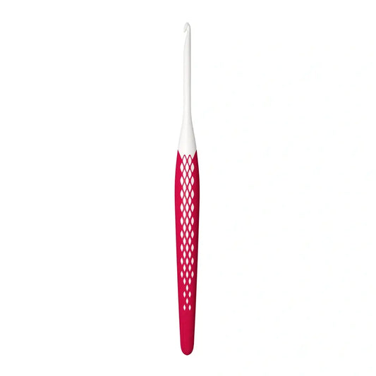 Wool crochet hooks, prym.ergonomics, 3.5 mm/16cm red