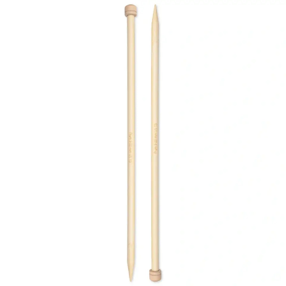 Single-pointed knitting needles, bamboo, Prym 1530
