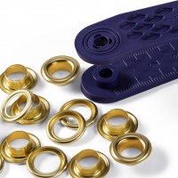 Prym Eyelet With Washer and Tool - 5mm gold